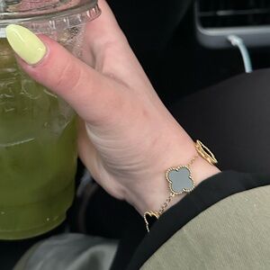 Black clover bracelet